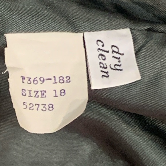 Pendleton Vintage 100% Virgin Wool hidden Button Blazer Gray Womens 18 USA made - Picture 6 of 8